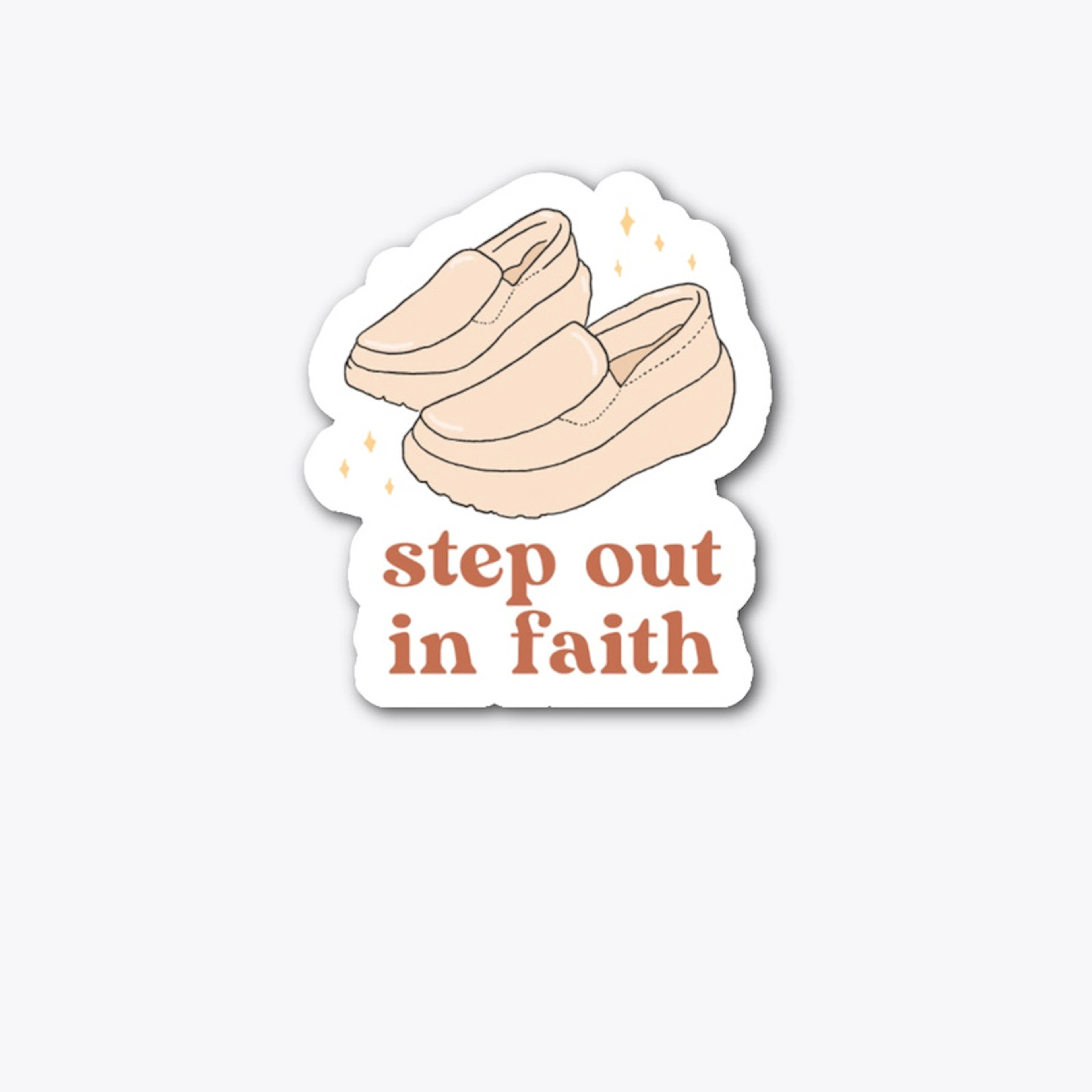 Step out in faith